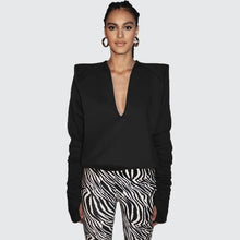 Load image into Gallery viewer, Deep V-neck Sweatshirt
