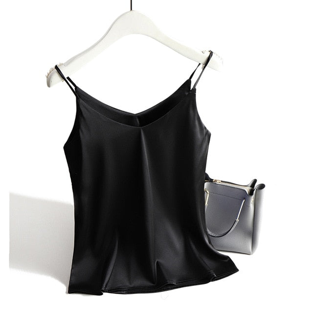 Spaghetti Strap Silk Tank Top/Camisole