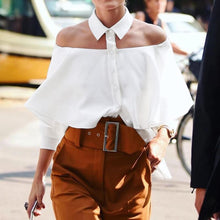 Load image into Gallery viewer, Cold Shoulder Halter Top

