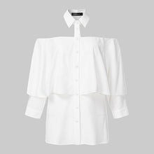 Load image into Gallery viewer, Cold Shoulder Halter Top
