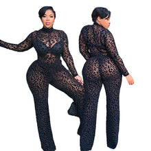 Load image into Gallery viewer, Long Sleeve Sexy Lace Jumpsuit
