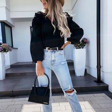 Load image into Gallery viewer, Puff Sleeve V-Neck Top

