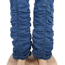 Load image into Gallery viewer, Plus Size Stacked Denim Jacket &amp; Pant Set or Seperate
