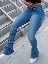 Load image into Gallery viewer, Stacked High Waisted Skinny Jean
